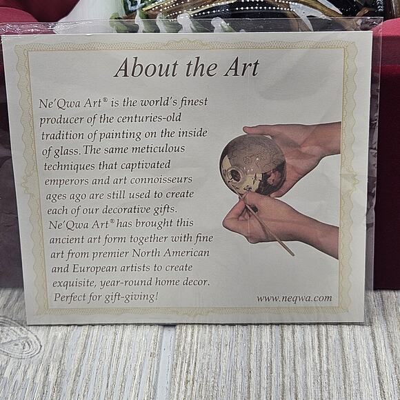 Ne’Qwa Art Oh Come All Ye Faithful Ornament by Susan Winget COA‎ & Box 7151168 - Picture 11 of 12